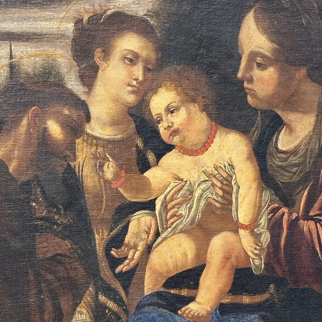 Sacred conversation, oil on canvas, 16th century 13