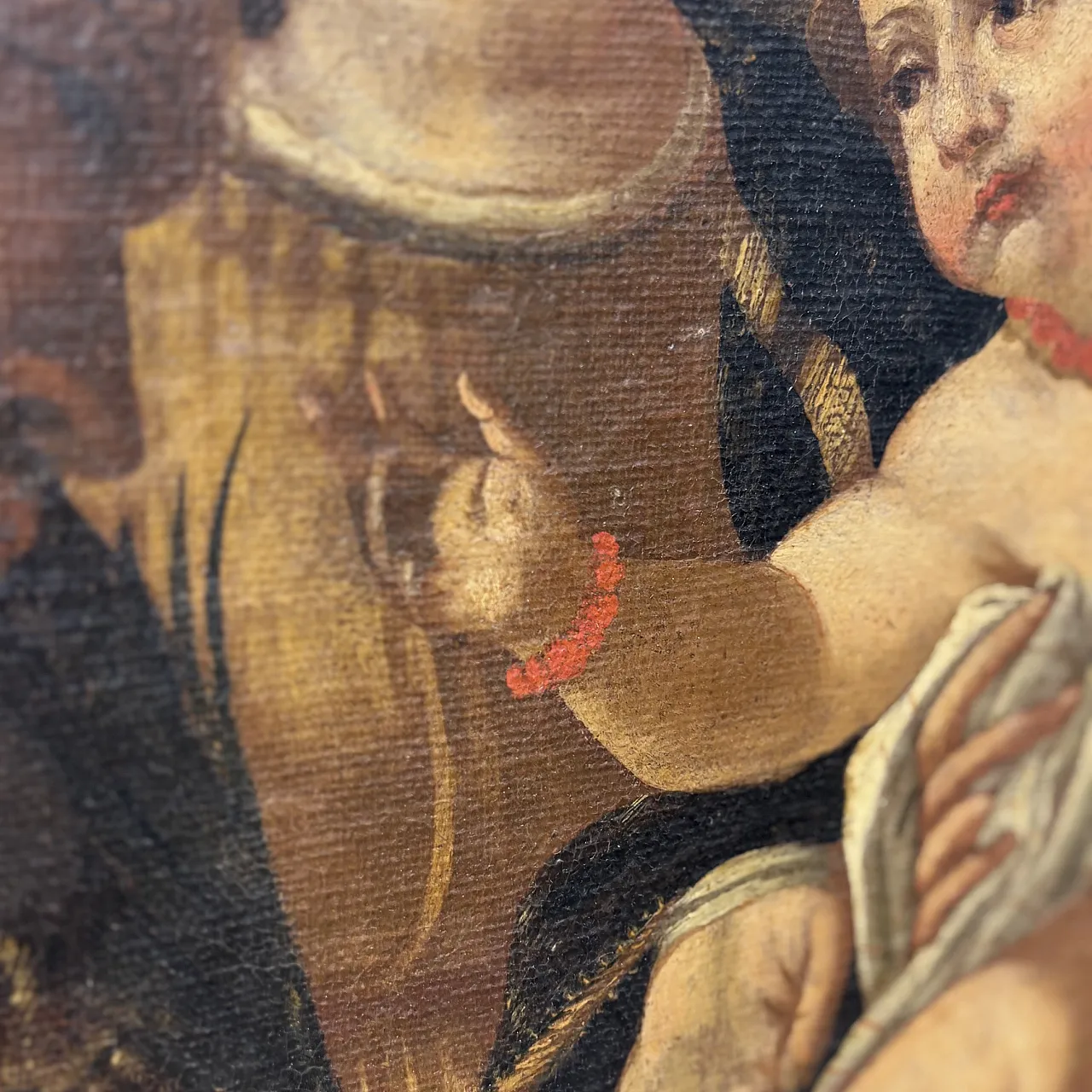 Sacred conversation, oil on canvas, 16th century 18