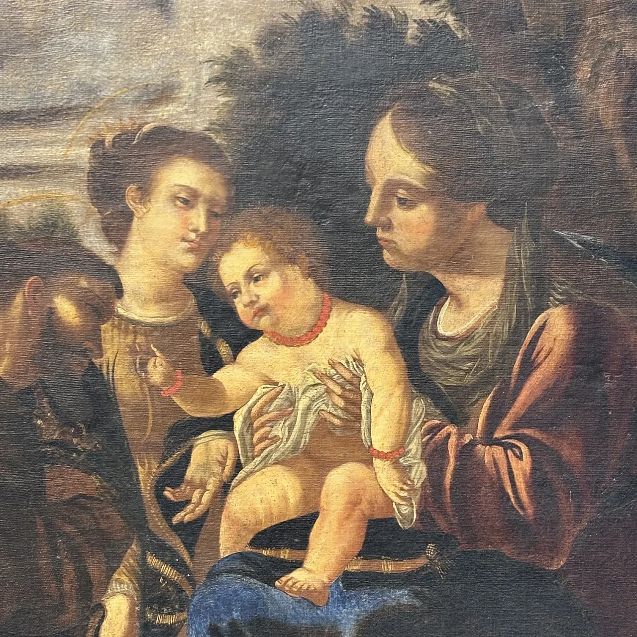 Sacred conversation, oil on canvas, 16th century 21