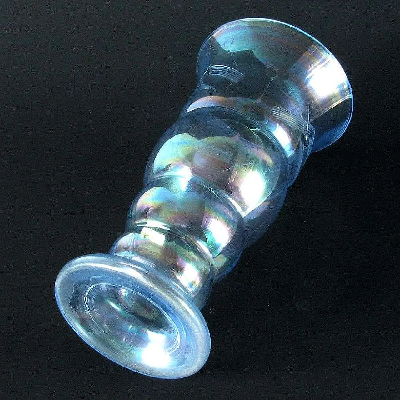 Glass Muslin Vase by Josef Hoffmann, Early 20th Century 5
