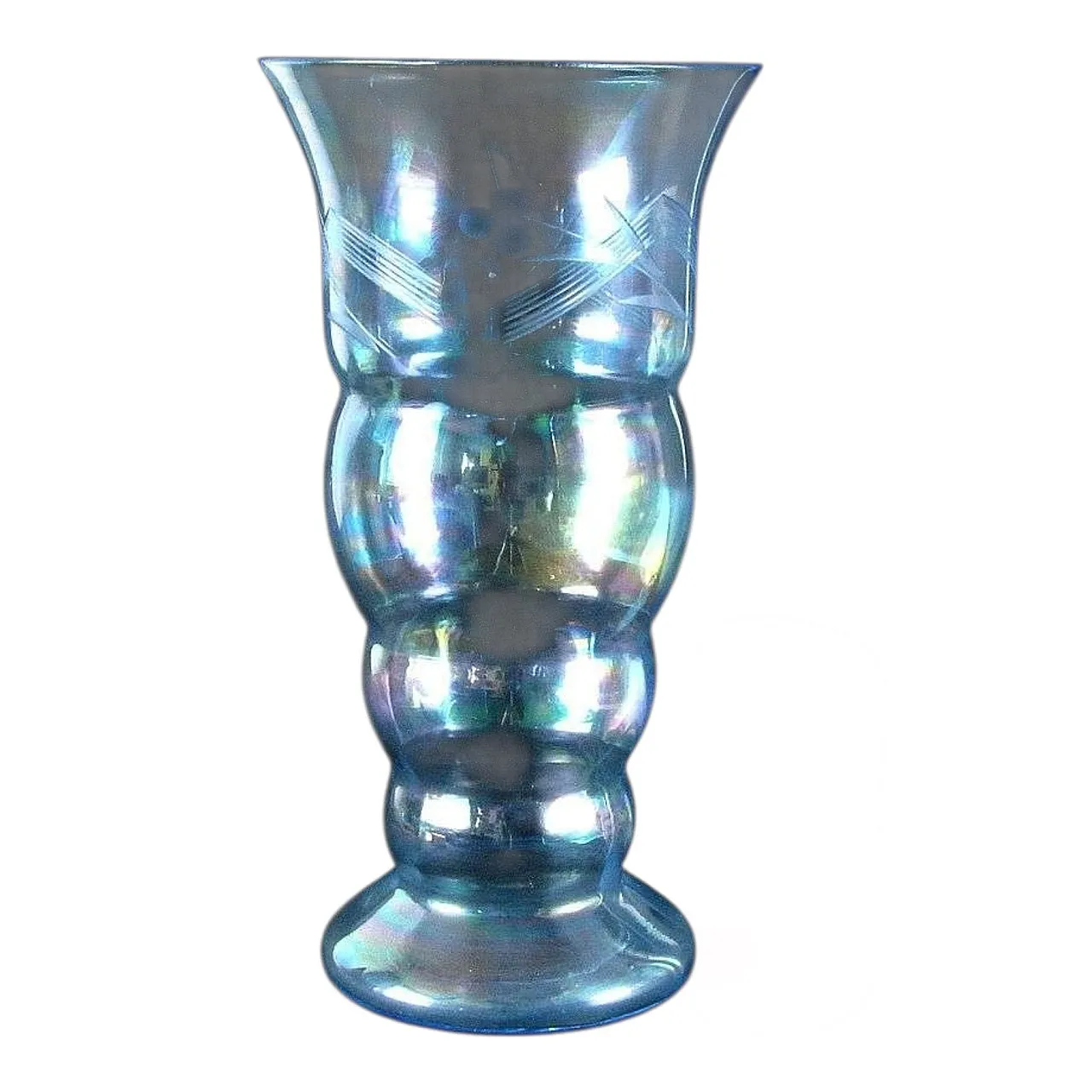 Glass Muslin Vase by Josef Hoffmann, Early 20th Century 6