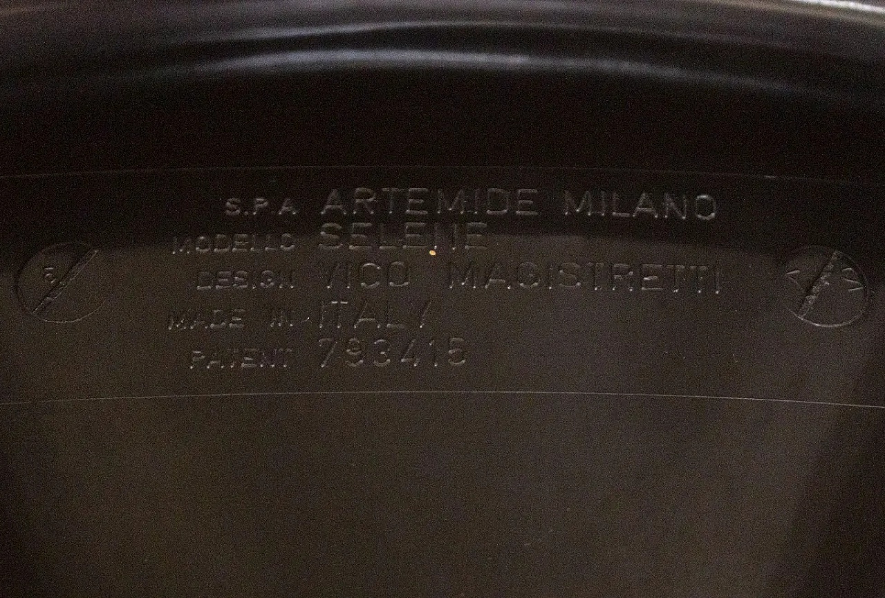 9 Selene Chairs by Vico Magistretti for Artemide Milano, 1960s 7