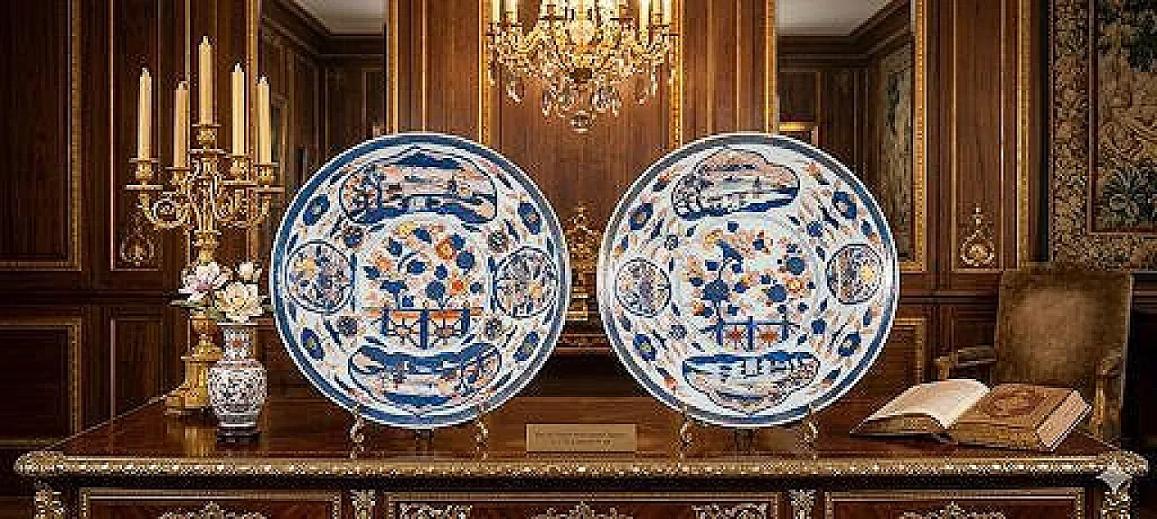 Coppia di piatti Imari, '700 1