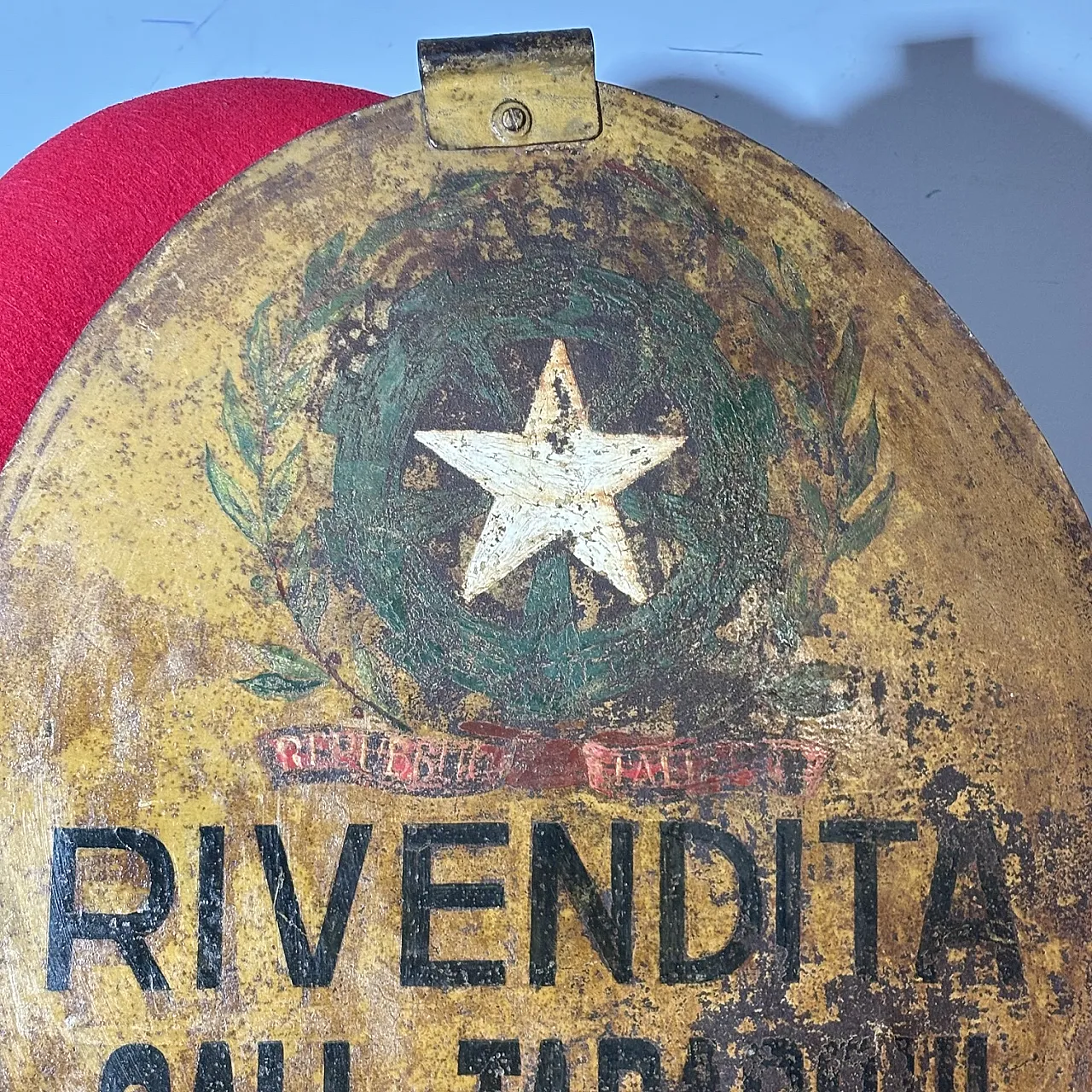 Insegna bifacciale in metallo Sali e Tabacchi, '800 4