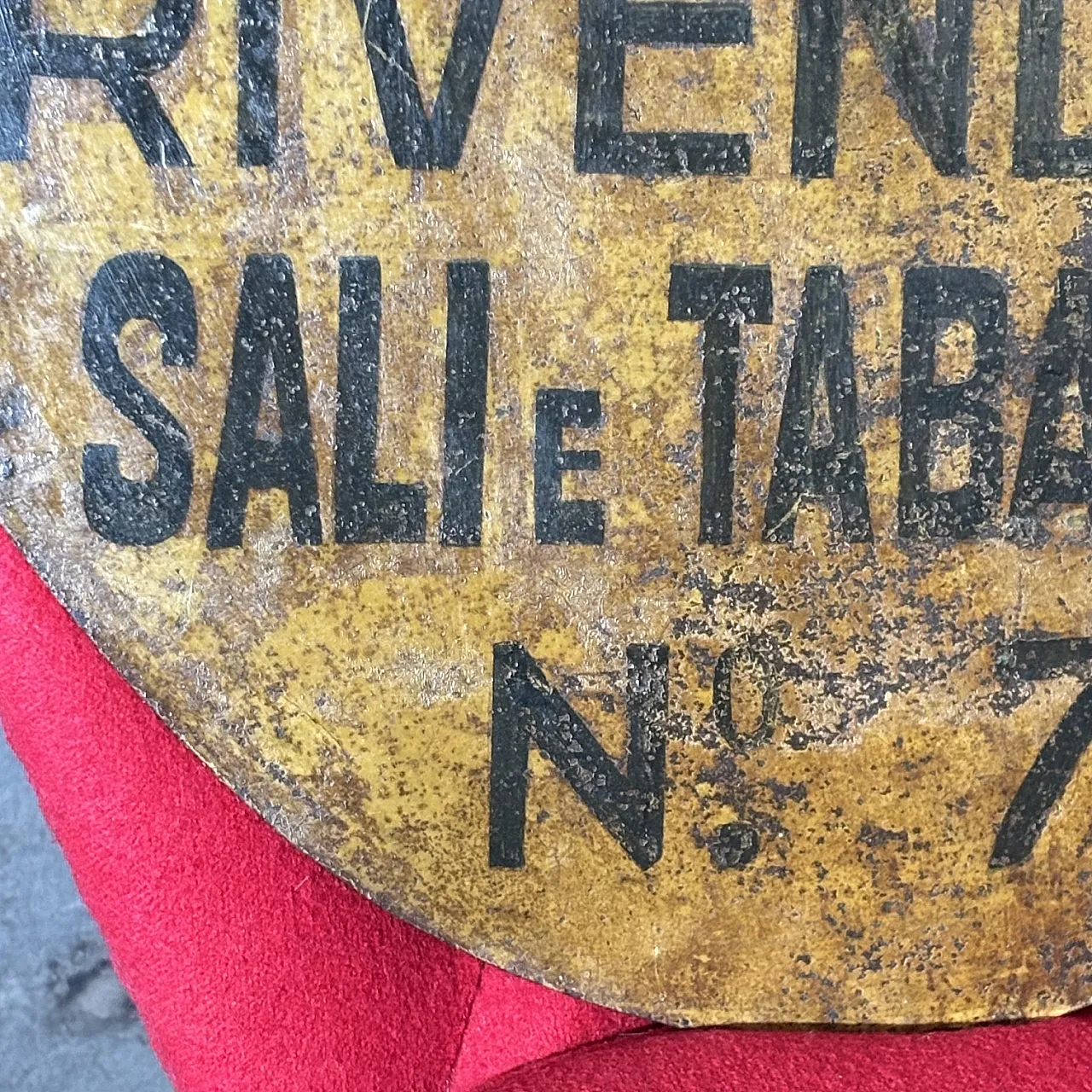 Insegna bifacciale in metallo Sali e Tabacchi, '800 5