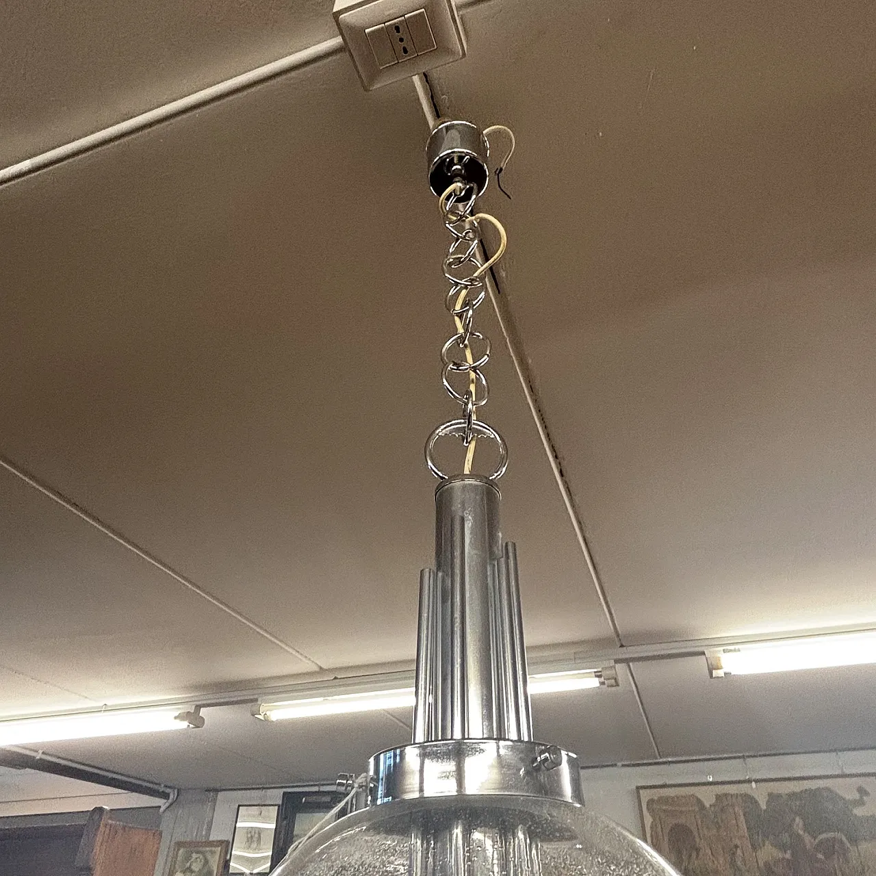 Murano chandelier by Carlo Nason for Mazzega, 1970s 6