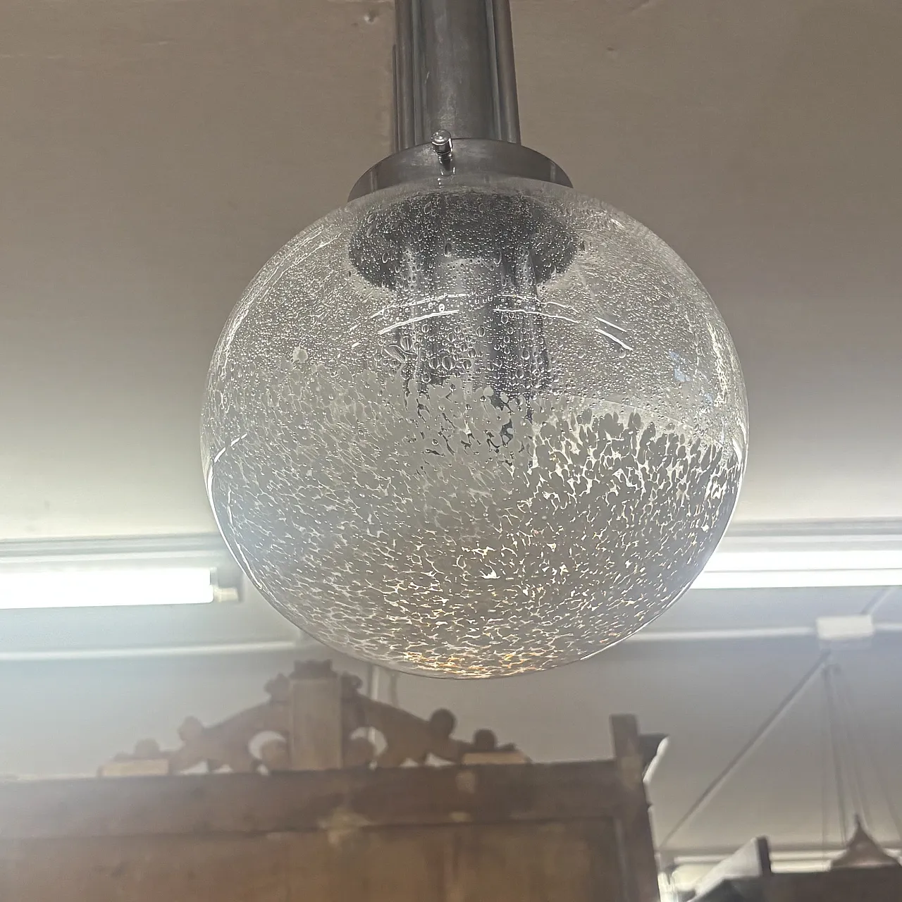 Murano chandelier by Carlo Nason for Mazzega, 1970s 9