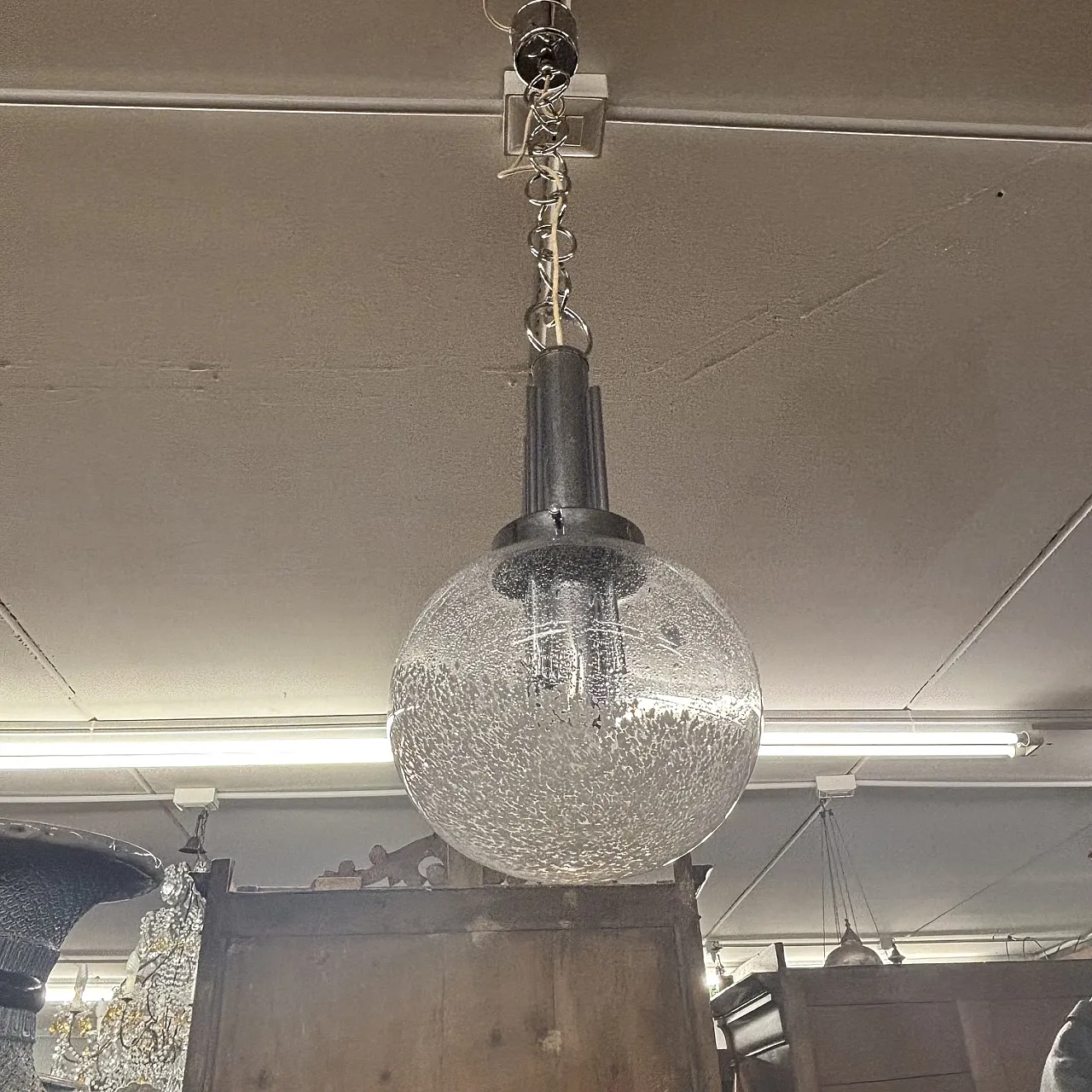 Murano chandelier by Carlo Nason for Mazzega, 1970s 10