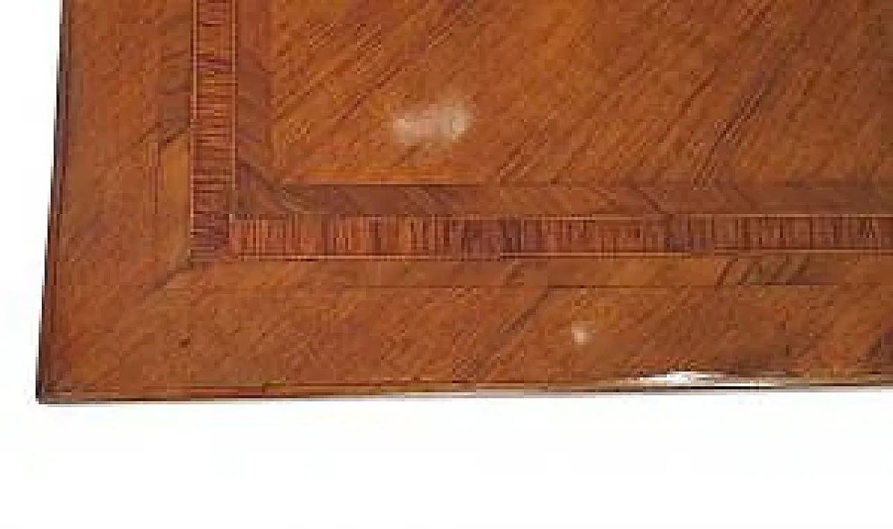Tavolino da gioco a libro in noce, tardo '700 8