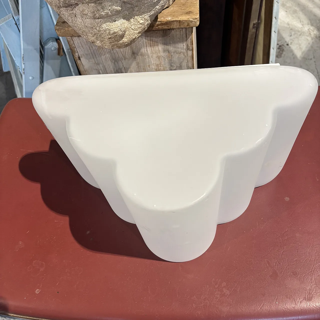 Murano due Nuvola model ceiling lamp, 1980s 5
