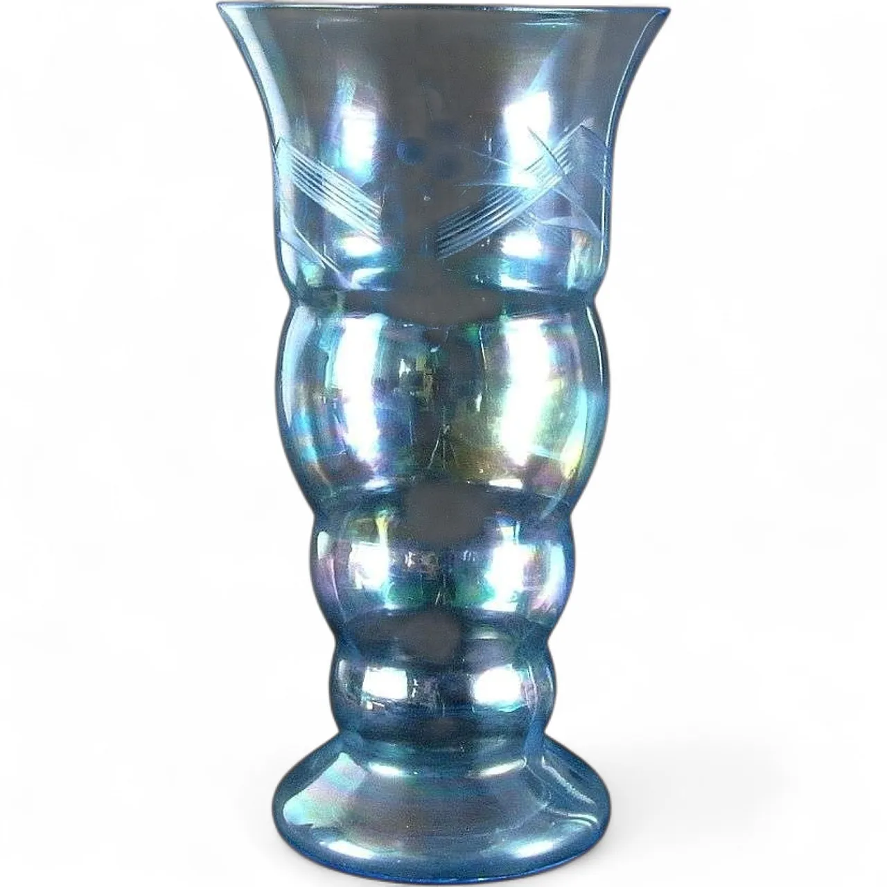 Glass Muslin Vase by Josef Hoffmann, Early 20th Century 7