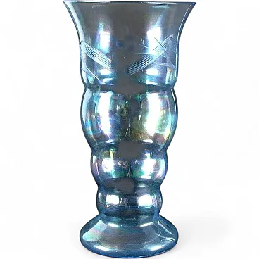 Glass Muslin Vase by Josef Hoffmann, Early 20th Century