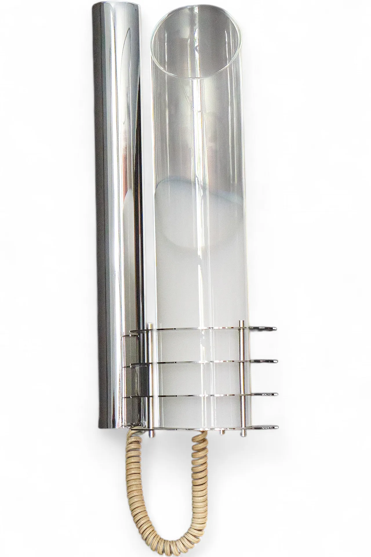 Metal and Murano glass wall lamp, 70s 13