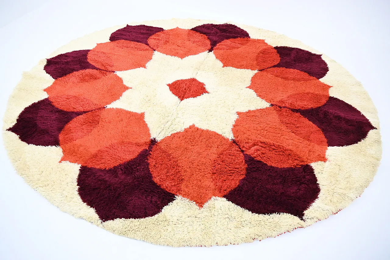 Tappeto a motivi di Hojer Eksport Wilton, anni '70 4