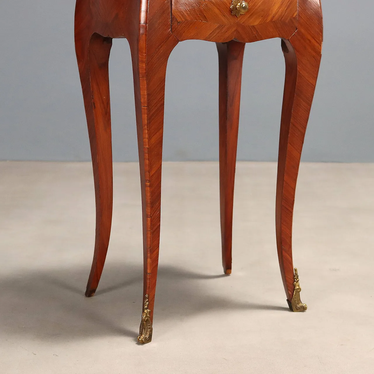 Bedside table with marble top, 19th century 8