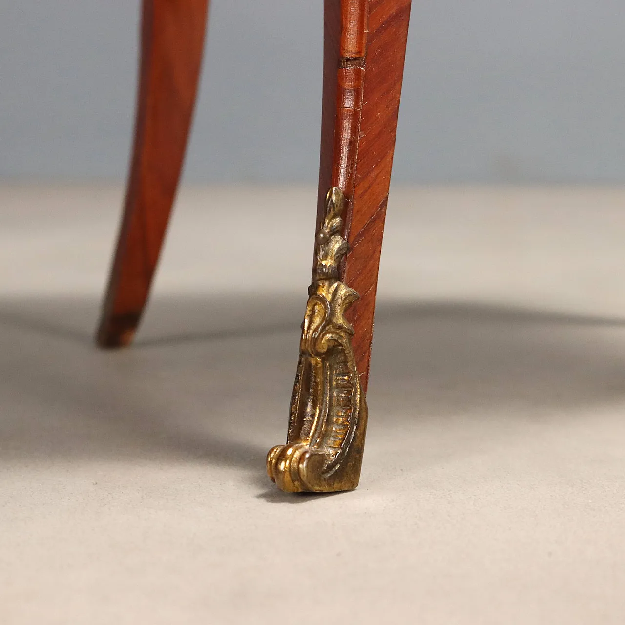 Bedside table with marble top, 19th century 9