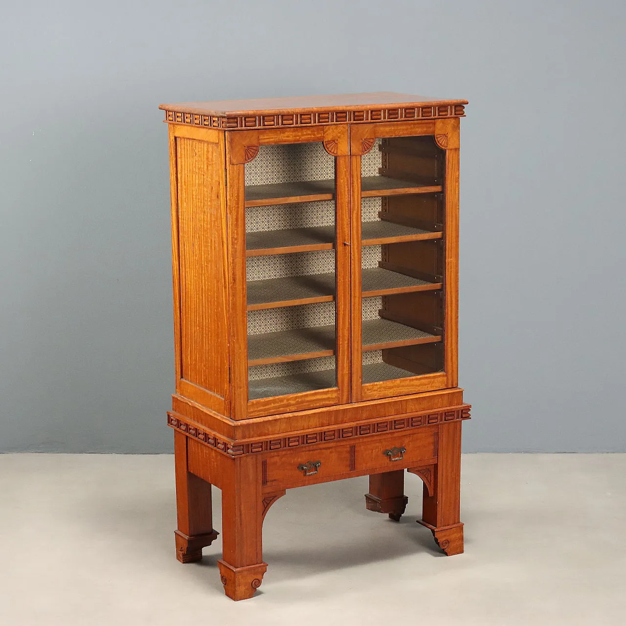 Citronnier display cabinet in Chinoiserie style, 19th century 1