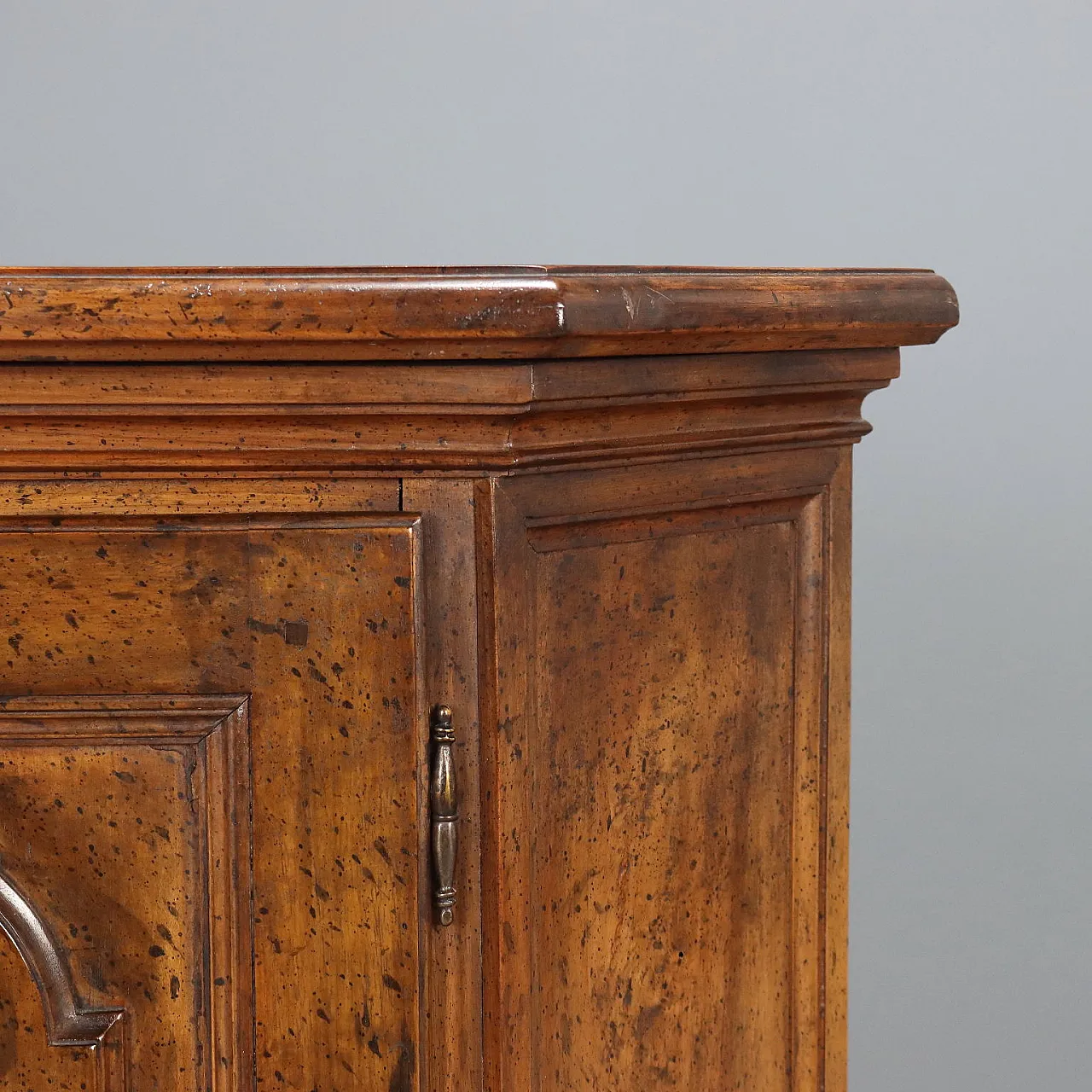 Baroque style corner unit in walnut, mid-20th century 6