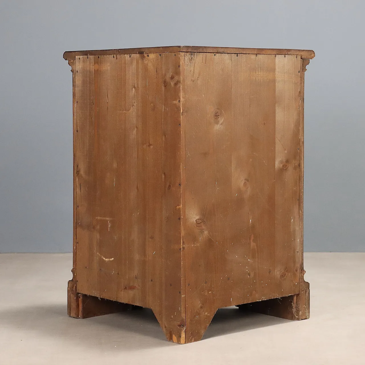 Baroque style corner unit in walnut, mid-20th century 9