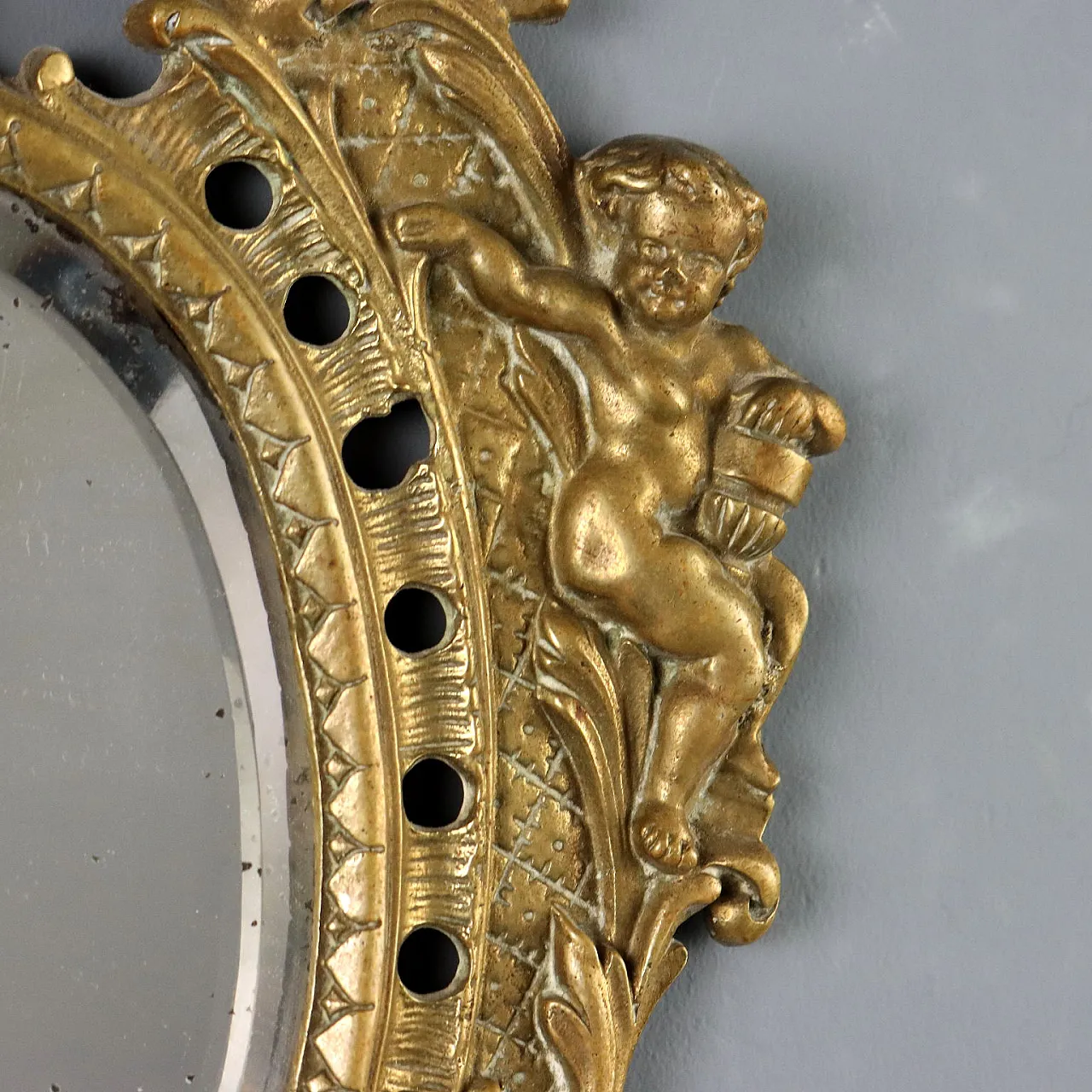 Specchiera in bronzo, '900 5