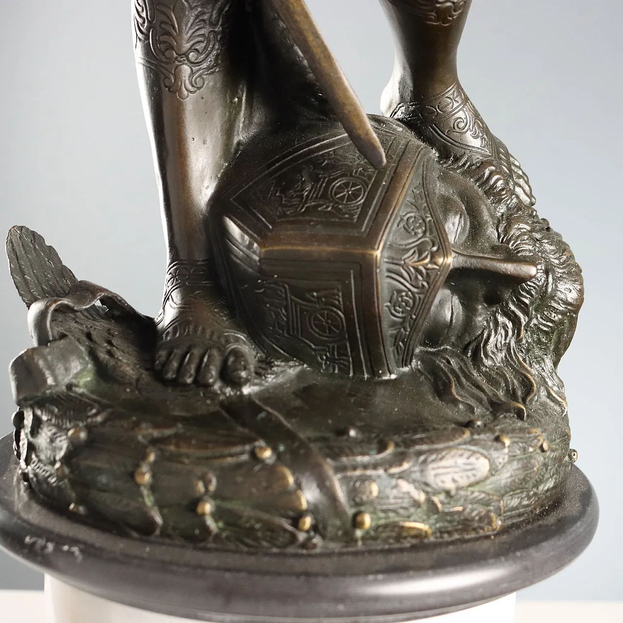 Bronze sculpture after Donatello's David, 20th century 5