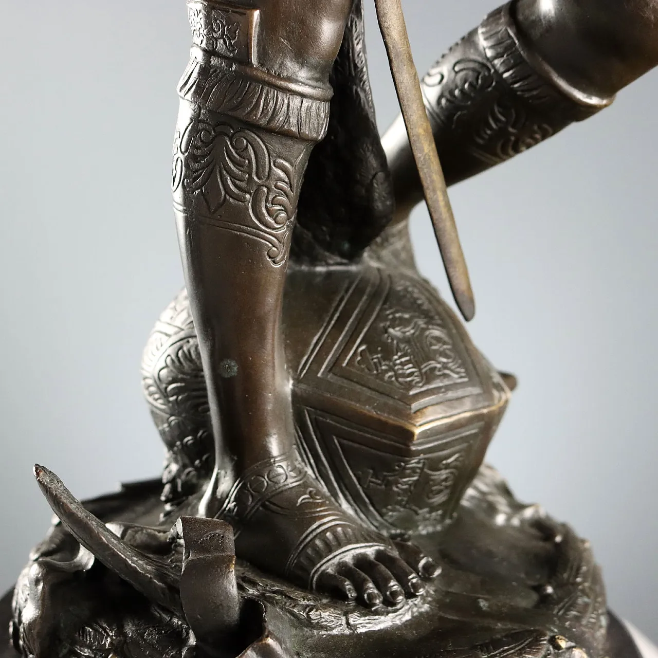 Bronze sculpture after Donatello's David, 20th century 7