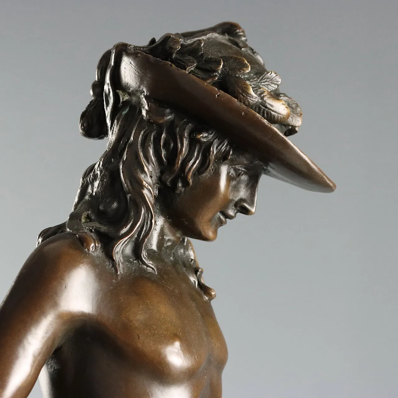 Bronze sculpture after Donatello's David, 20th century 8