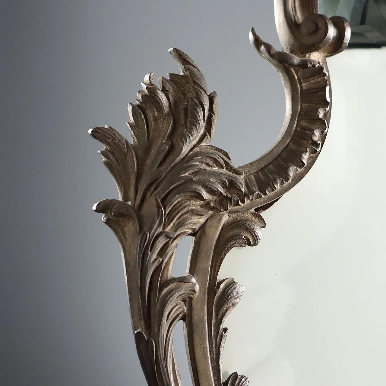 Specchio da tavolo in bronzo in stile Rococò, '900 4