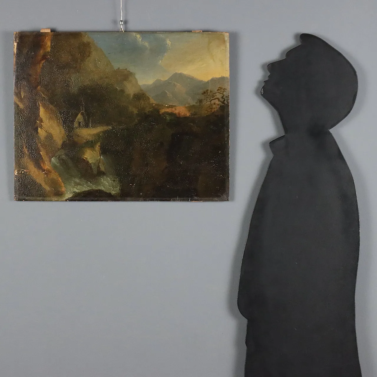 Mountain View, oil on canvas, 19th century 2