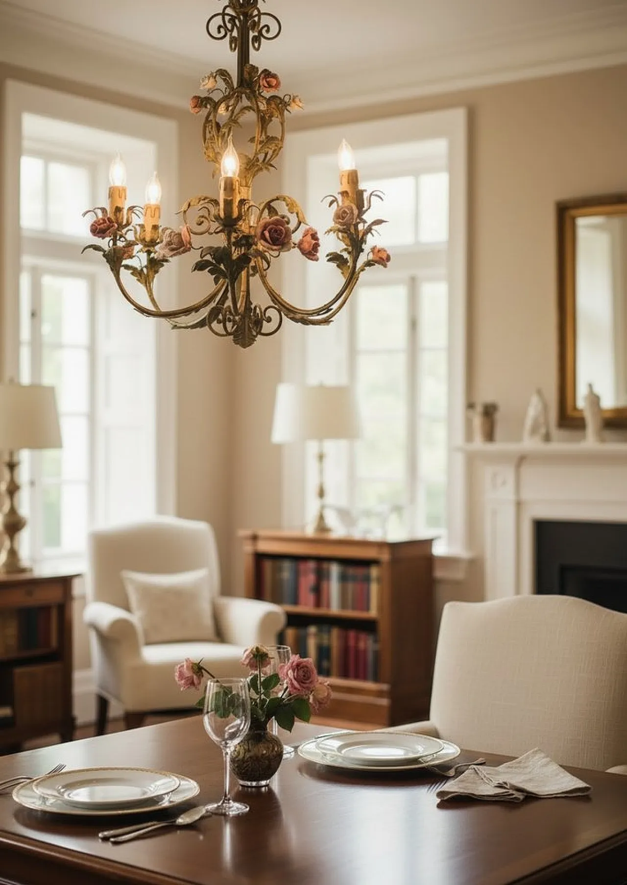 Florentine ceramic chandelier, 1960s 13