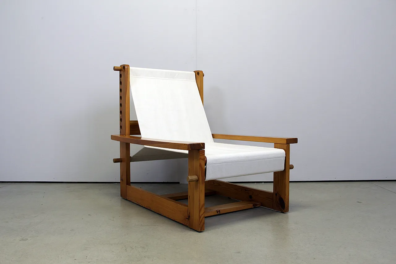 Scandinavian armchair, 1970s 1