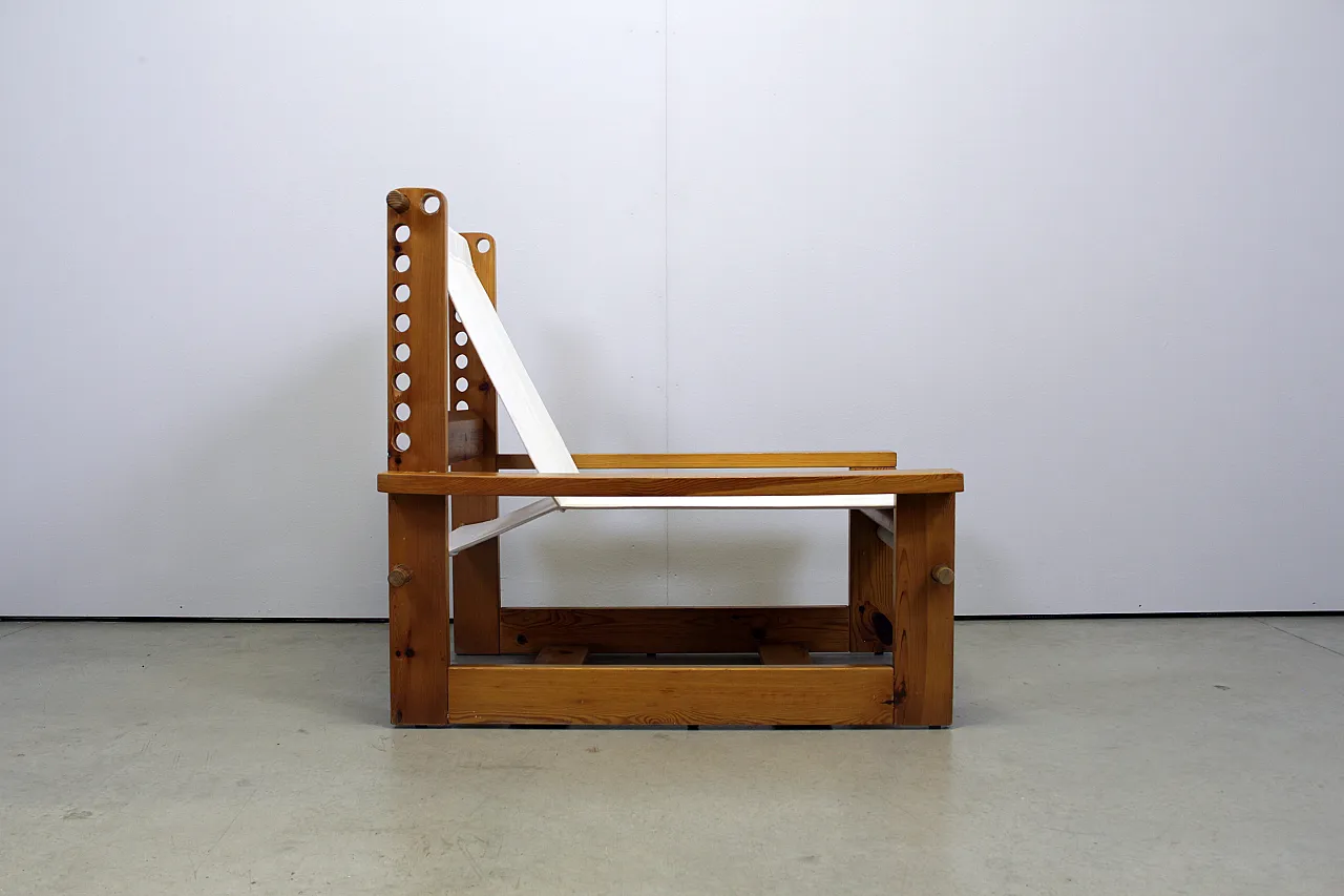 Scandinavian armchair, 1970s 2