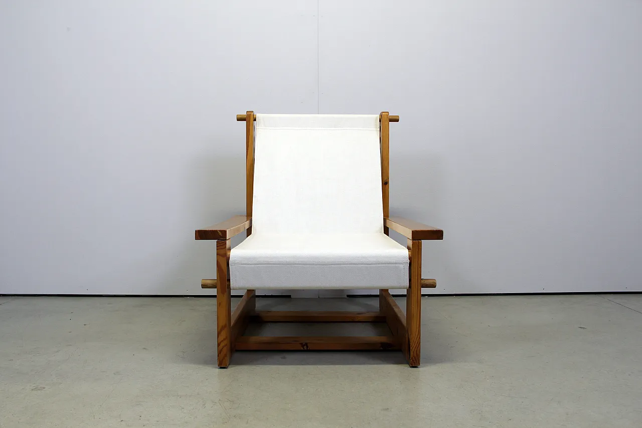 Scandinavian armchair, 1970s 3