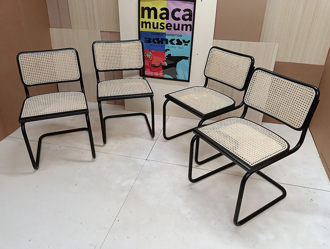 4 Cesca B32 by Alivar Limited Edition Black, 2000s 4