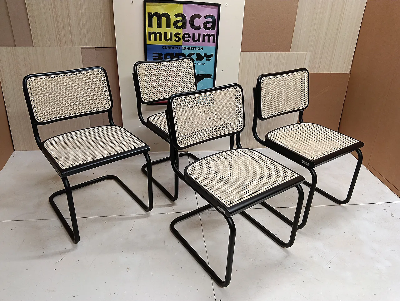 4 Cesca B32 by Alivar Limited Edition Black, 2000s 15