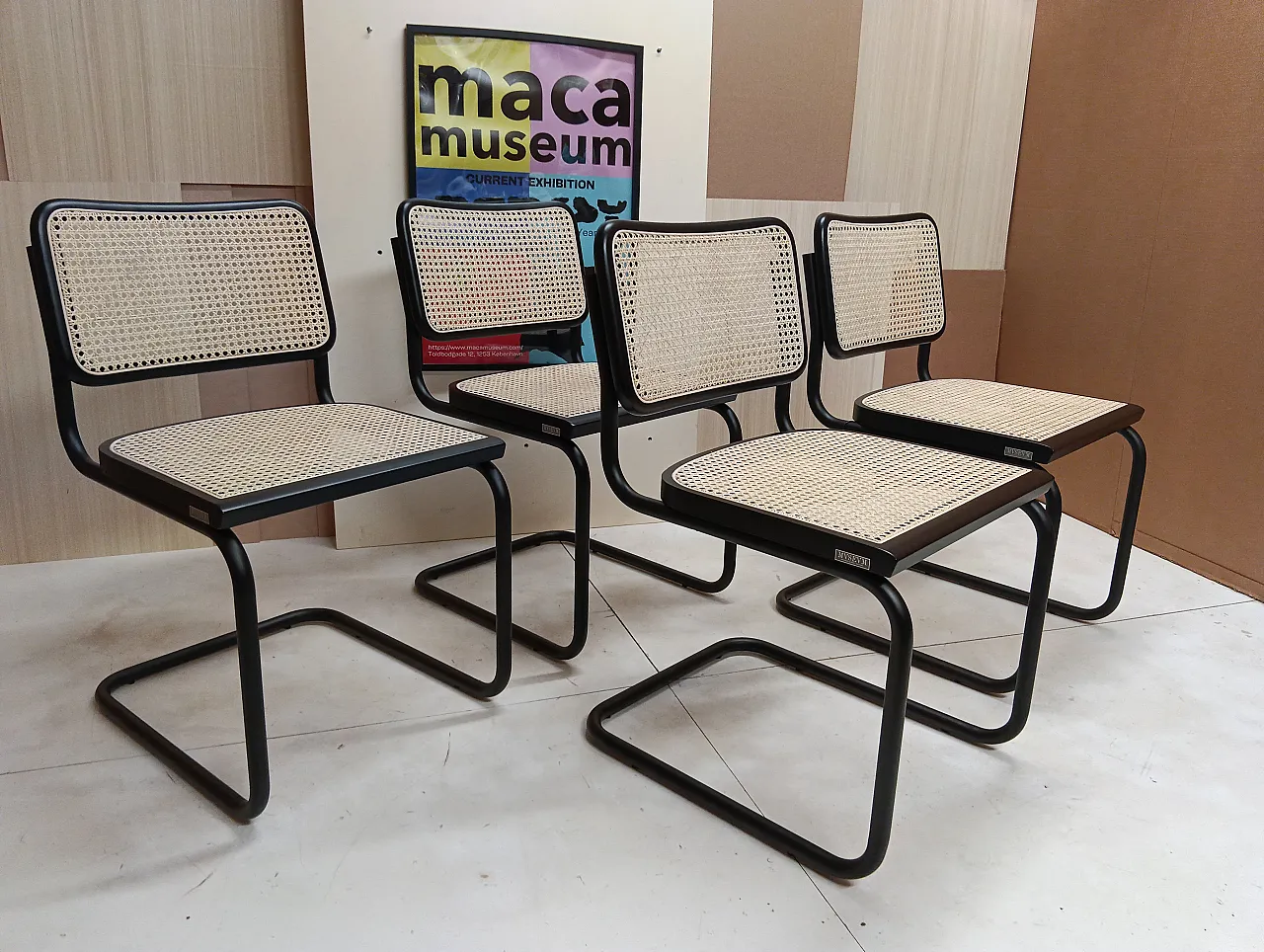 4 Cesca B32 by Alivar Limited Edition Black, 2000s 16