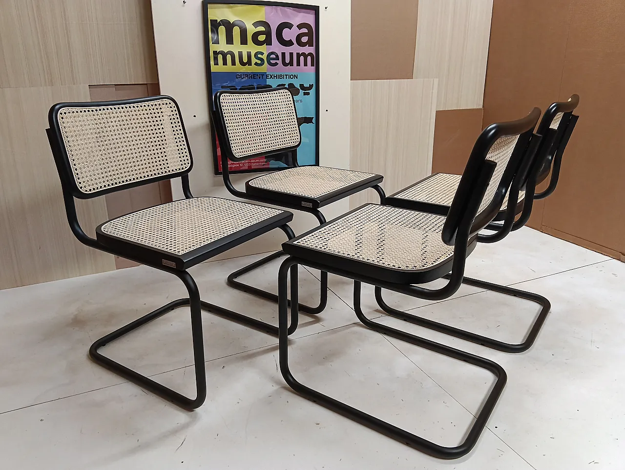4 Cesca B32 by Alivar Limited Edition Black, 2000s 19
