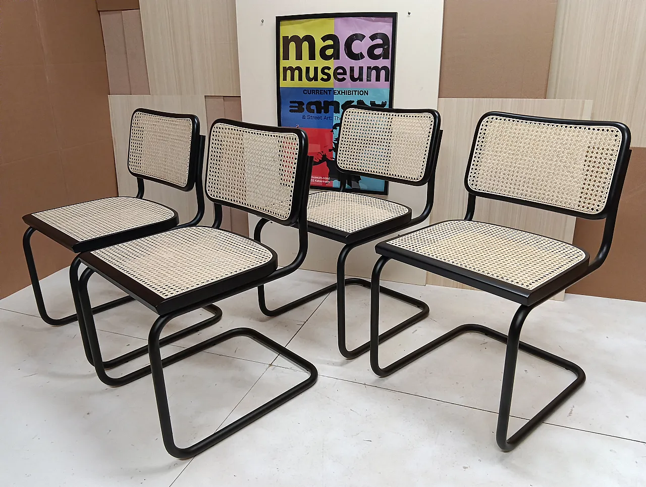 4 Cesca B32 by Alivar Limited Edition Black, 2000s 23