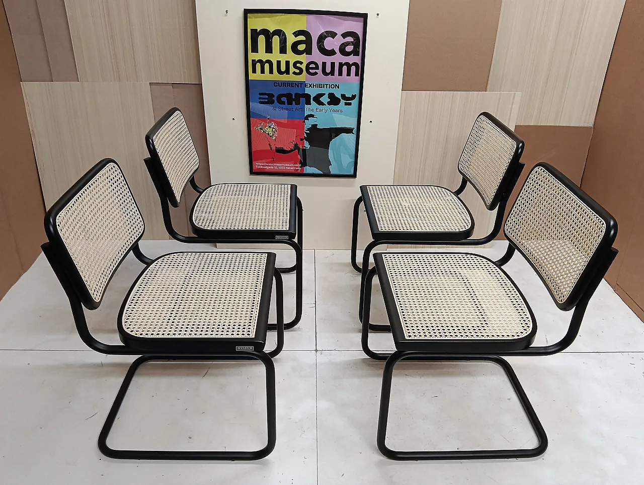 4 Cesca B32 by Alivar Limited Edition Black, 2000s 25