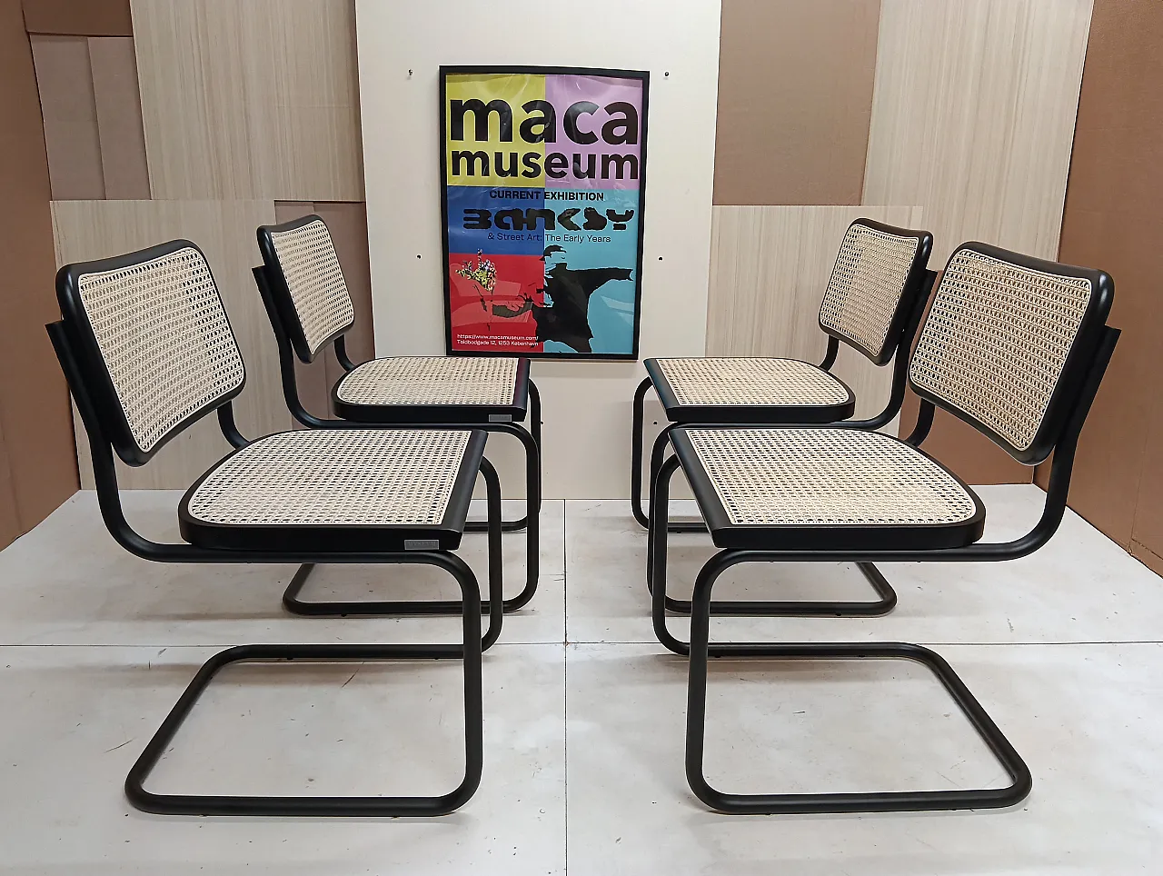 4 Cesca B32 by Alivar Limited Edition Black, 2000s 26