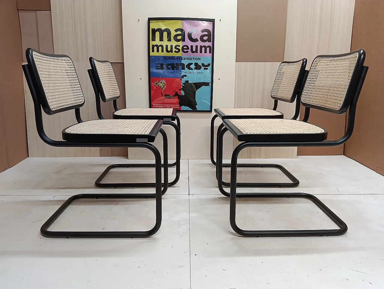 4 Cesca B32 by Alivar Limited Edition Black, 2000s 27