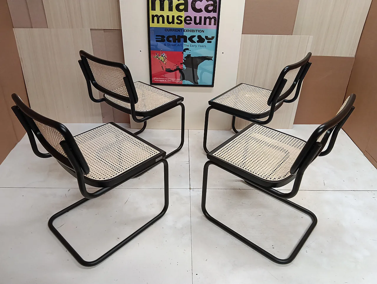 4 Cesca B32 by Alivar Limited Edition Black, 2000s 30
