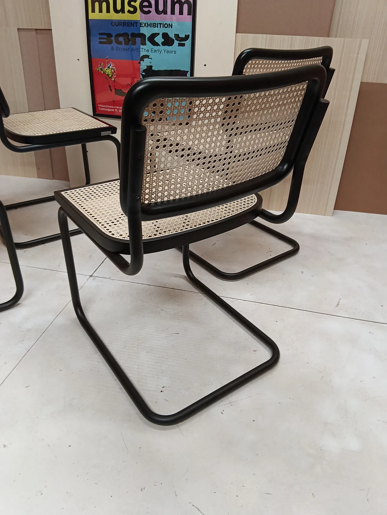4 Cesca B32 by Alivar Limited Edition Black, 2000s 32