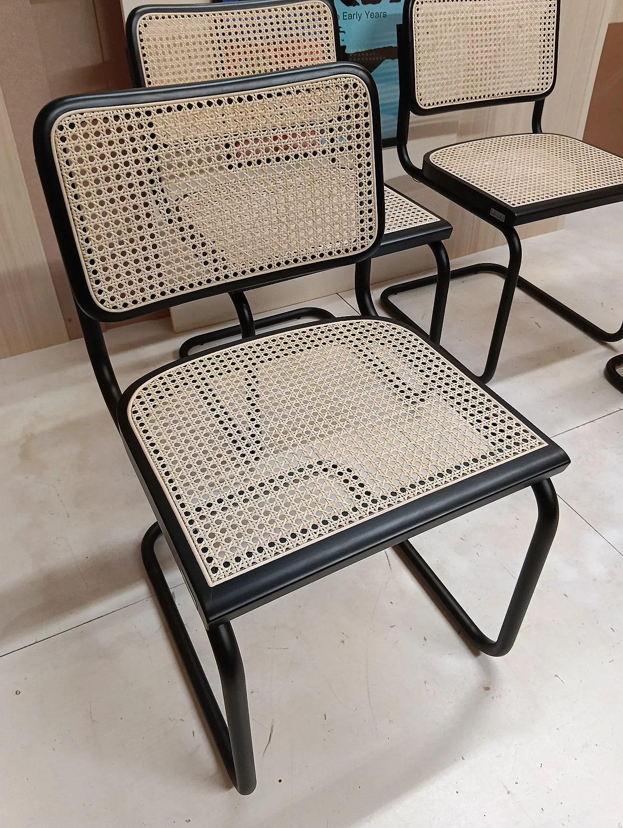 4 Cesca B32 by Alivar Limited Edition Black, 2000s 110