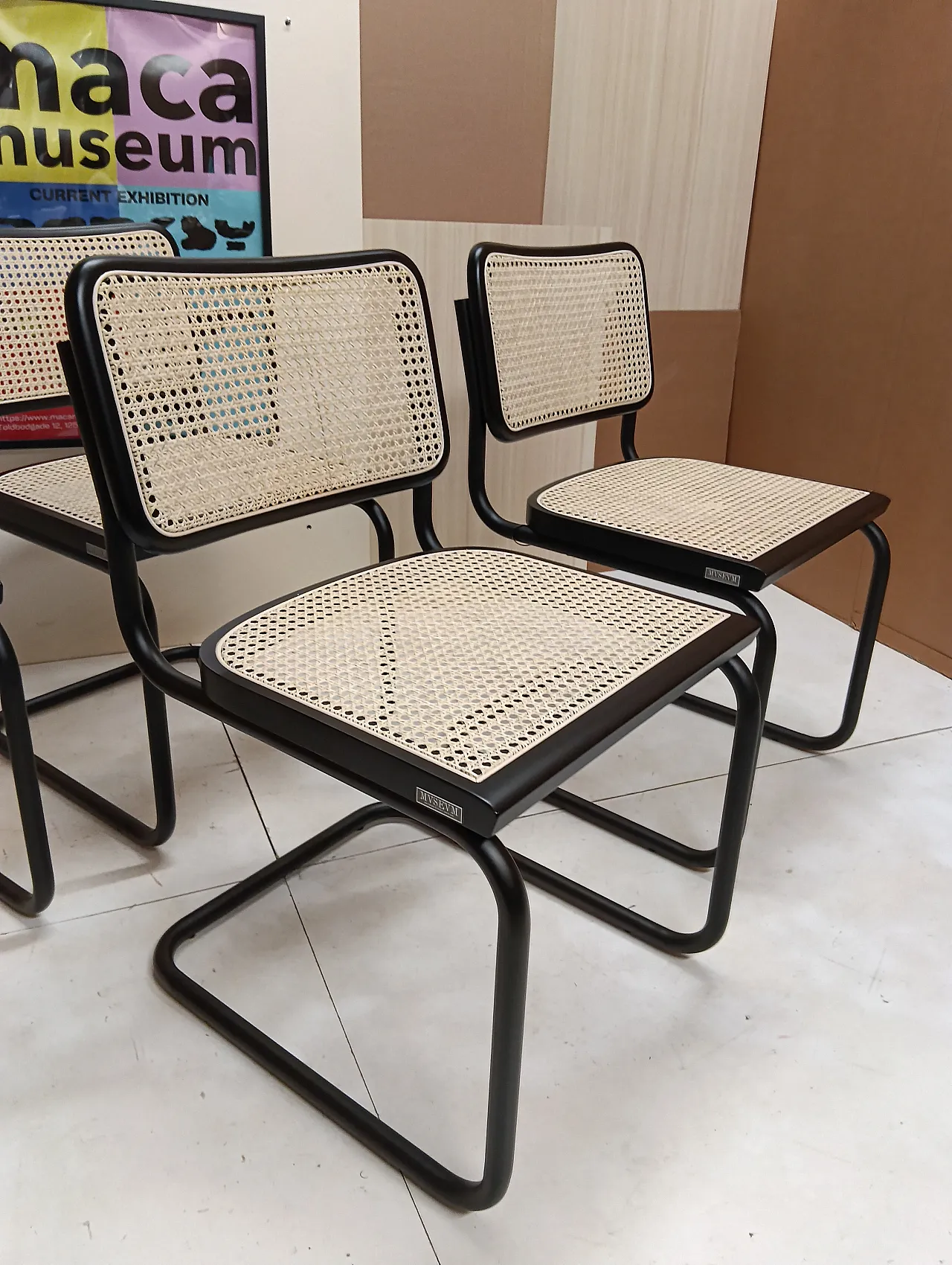 4 Cesca B32 by Alivar Limited Edition Black, 2000s 126