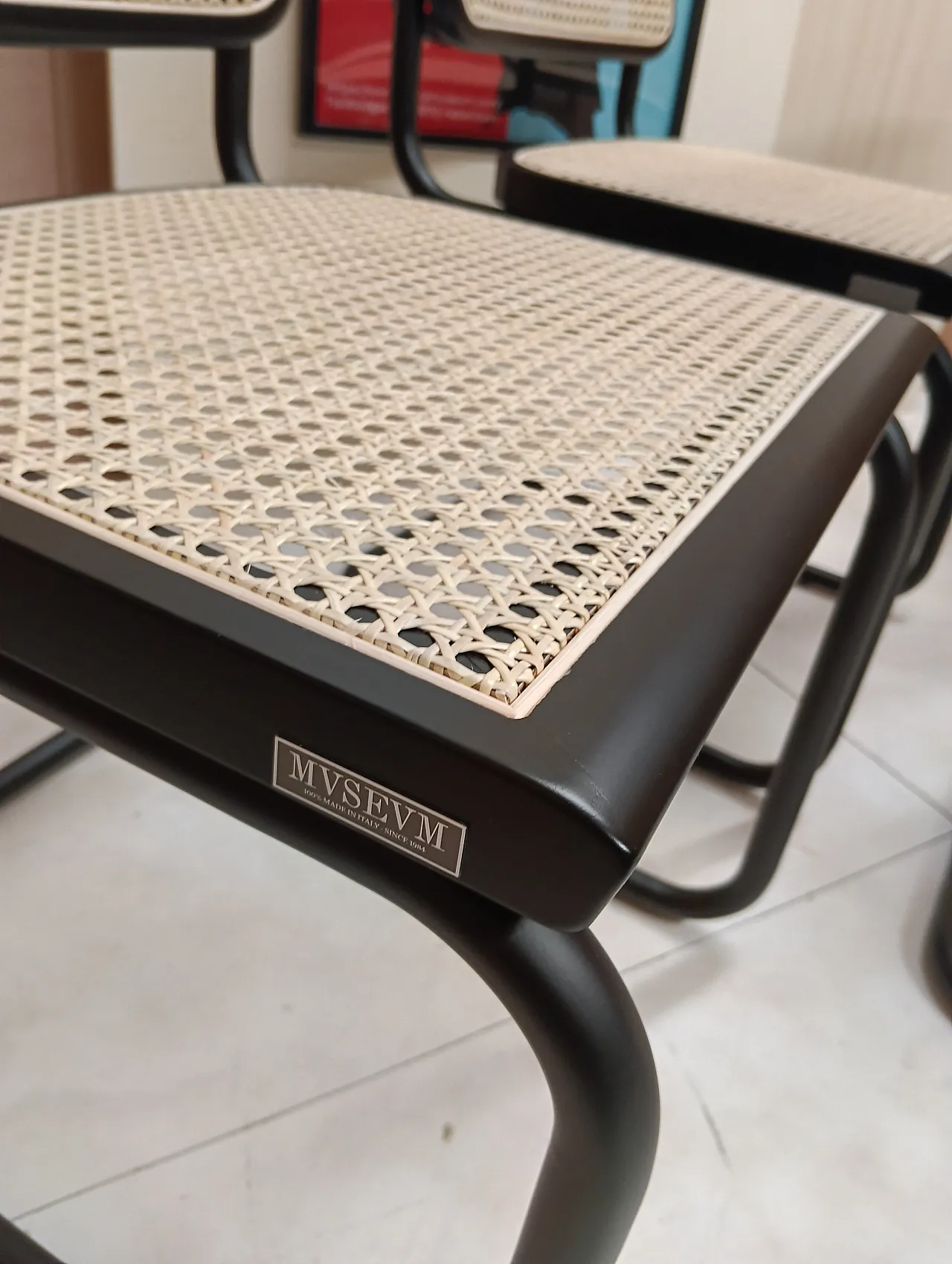 4 Cesca B32 by Alivar Limited Edition Black, 2000s 129