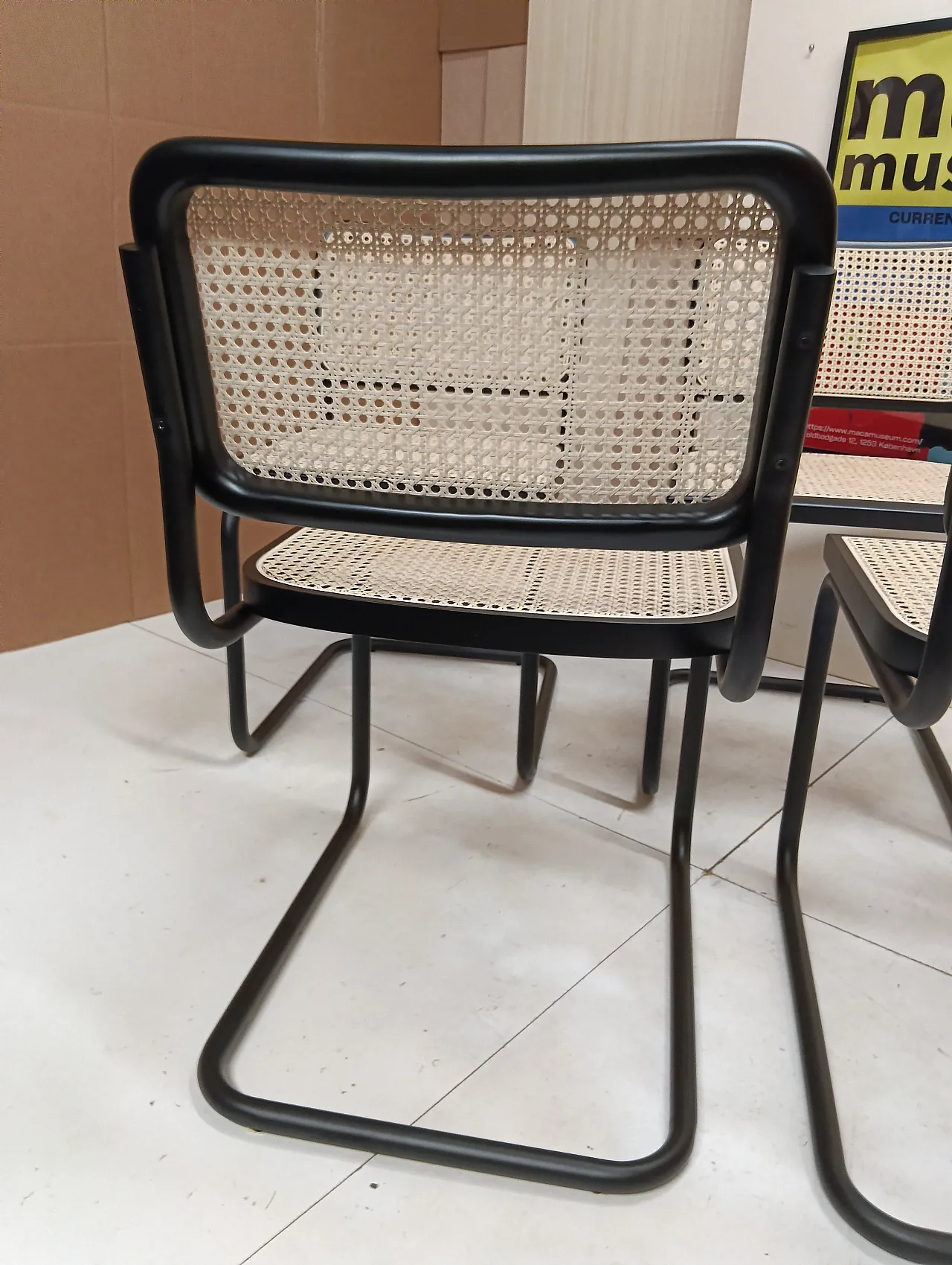4 Cesca B32 by Alivar Limited Edition Black, 2000s 132