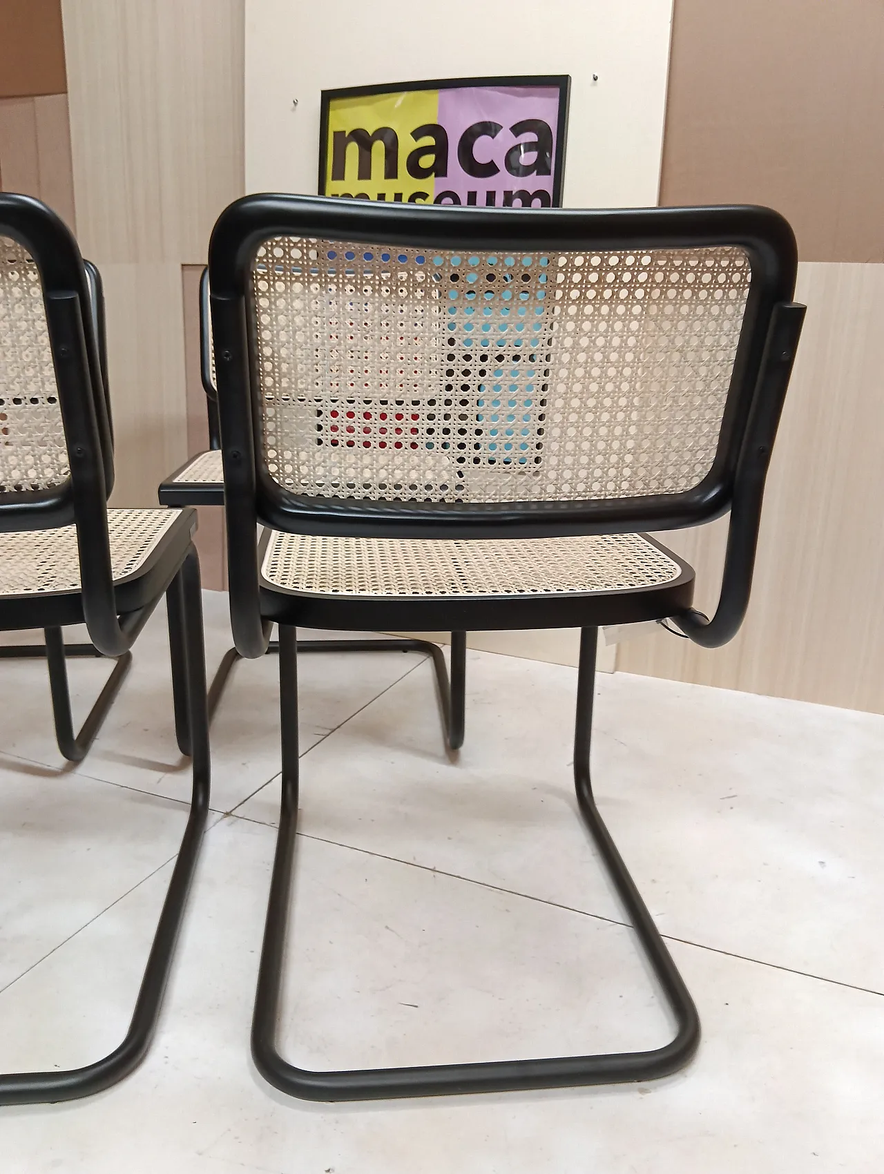 4 Cesca B32 by Alivar Limited Edition Black, 2000s 133