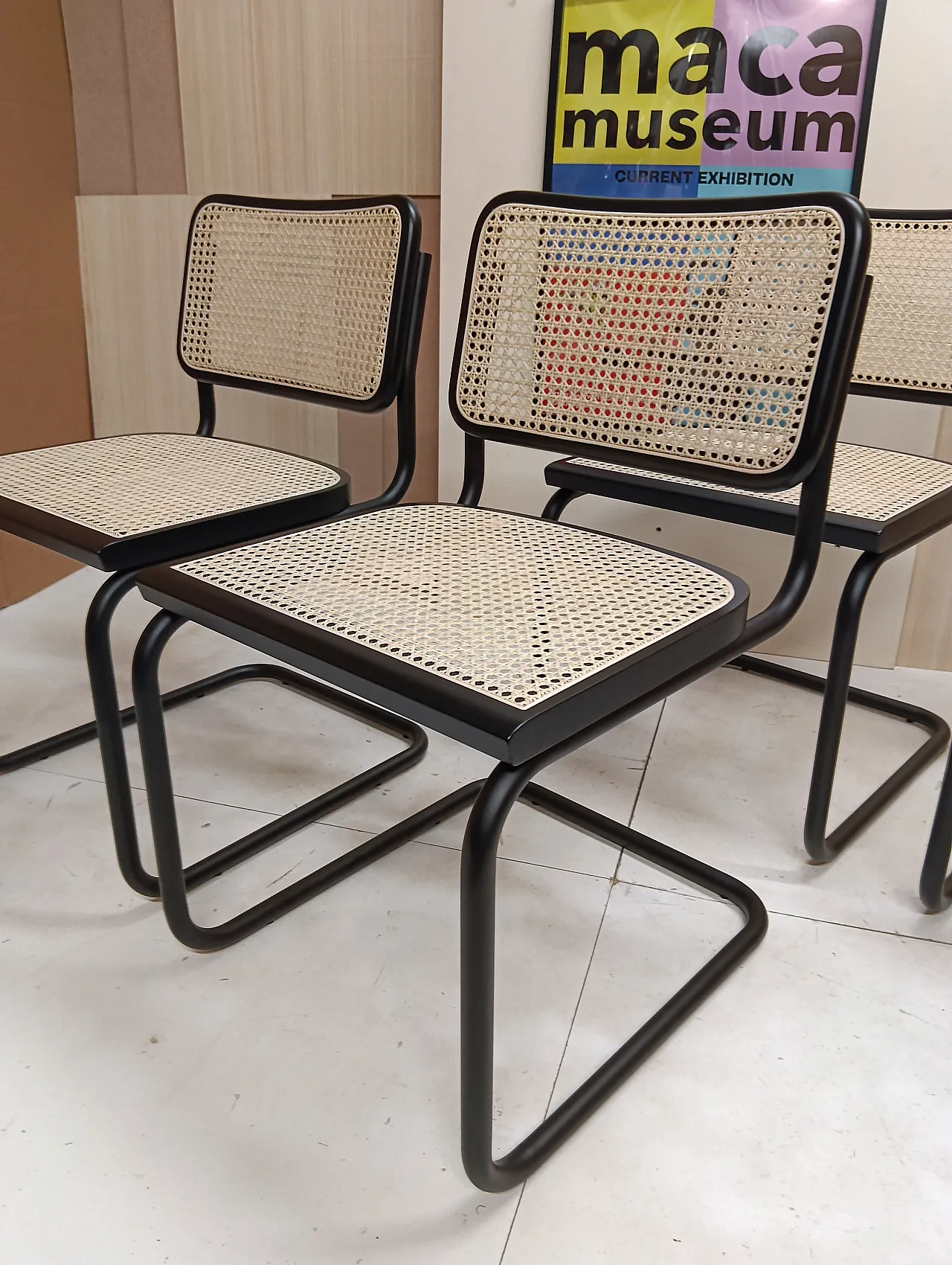 4 Cesca B32 by Alivar Limited Edition Black, 2000s 135