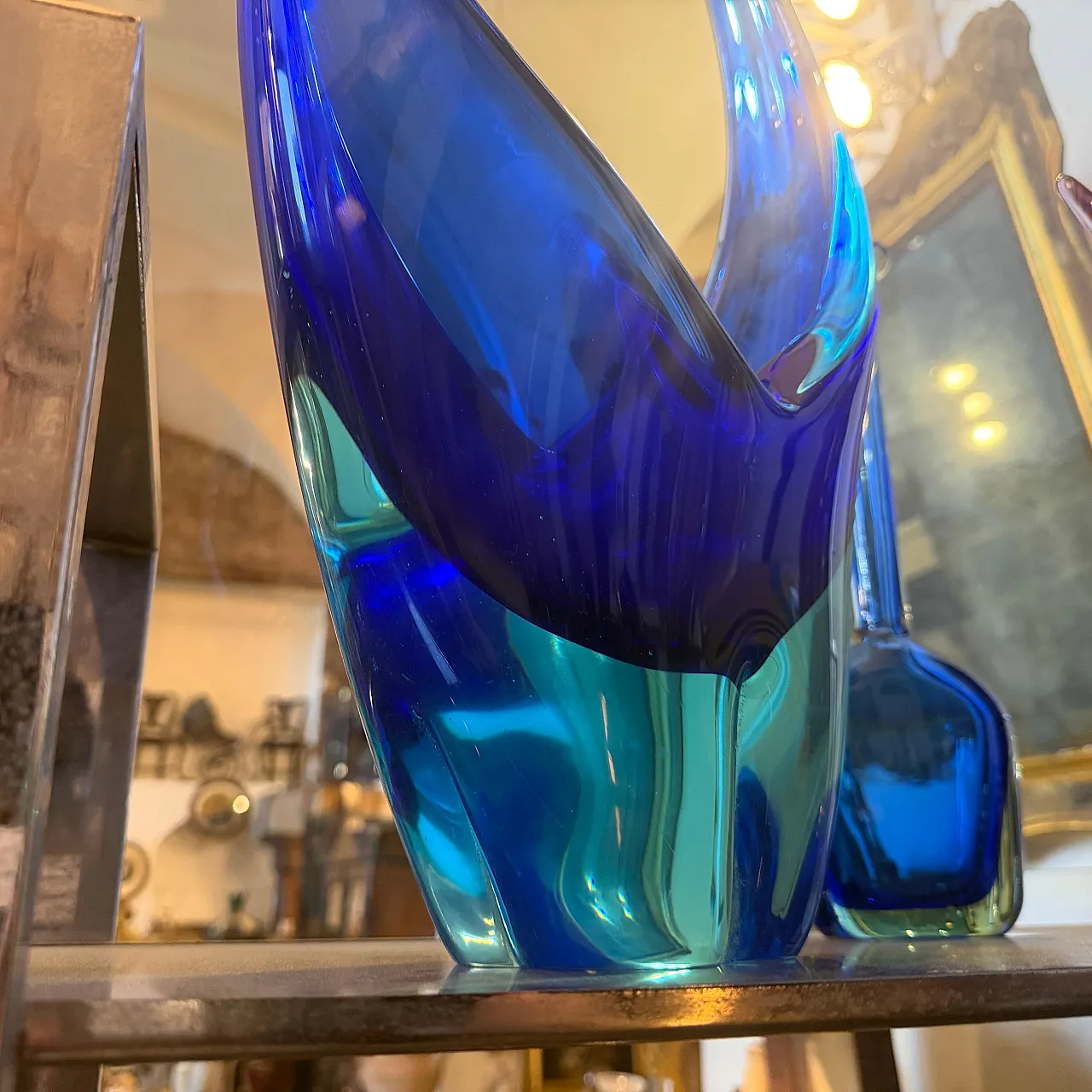Murano glass huge centerpiece by Flavio Poli, 1960s 7